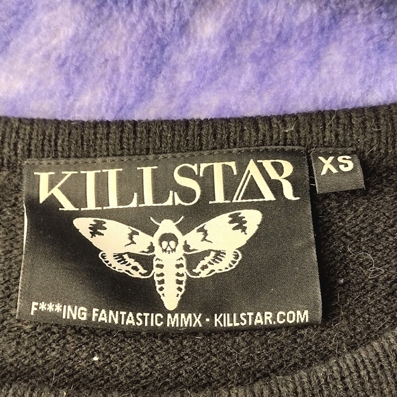 Killstar "Coffee, Voodoo, Tumblr, Tequila" Sweater - Picture 3 of 6